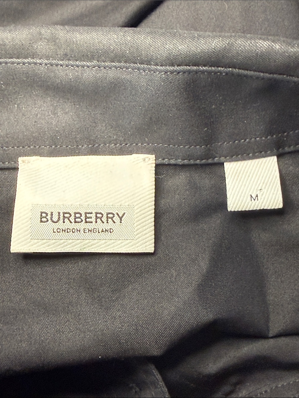 Burberry Utility Patch Button Front Shirt Jacket Black Medium - Picture 8 of 8